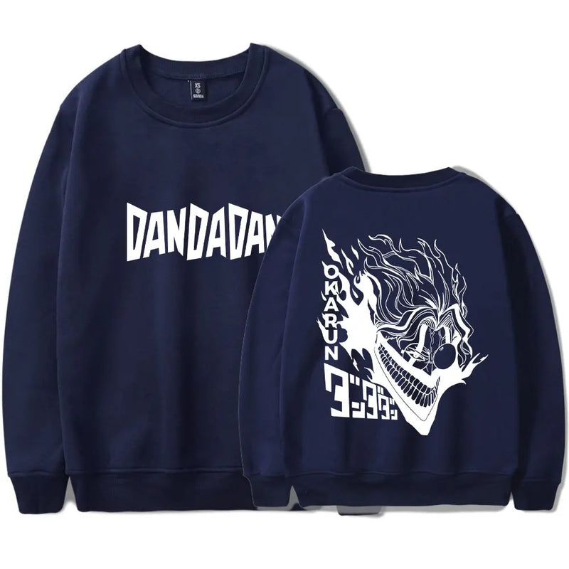 Dandadan Merch Anime Okarun Sweater Crewneck Capless Sweatshirt Unisex