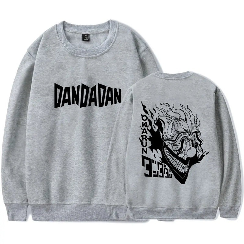 Dandadan Merch Anime Okarun Sweater Crewneck Capless Sweatshirt Unisex