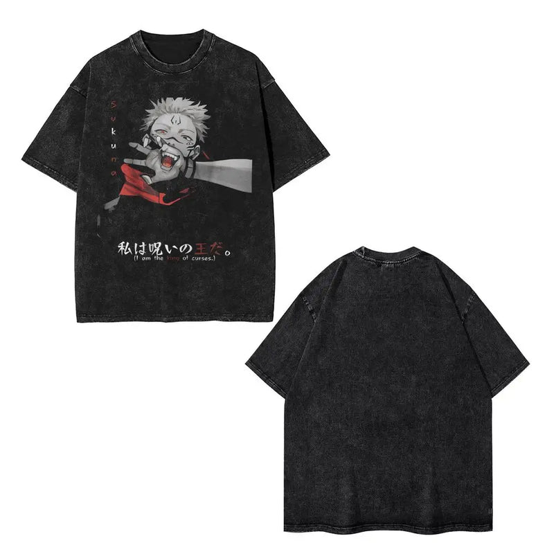 Ryomen Sukuna Anime Jujutsu Kaisen T-Shirts Vintage Unisex