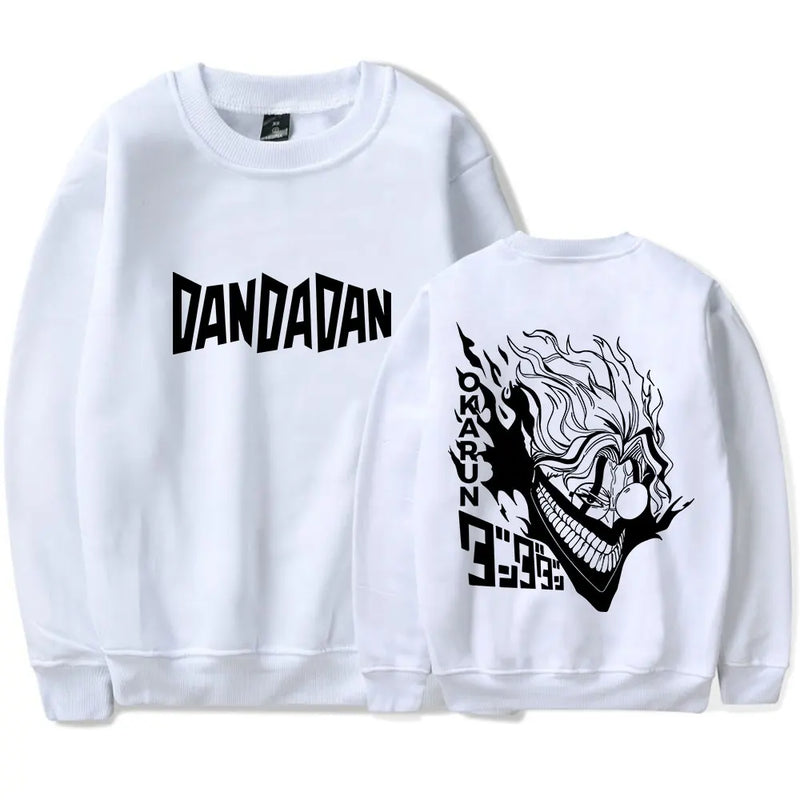 Dandadan Merch Anime Okarun Sweater Crewneck Capless Sweatshirt Unisex