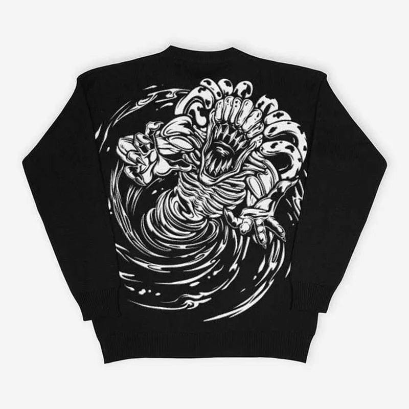 Yuta x Rika Jujutsu Kaisen Anime Sweater Vintage Punk Style Spring Sweater Unisex