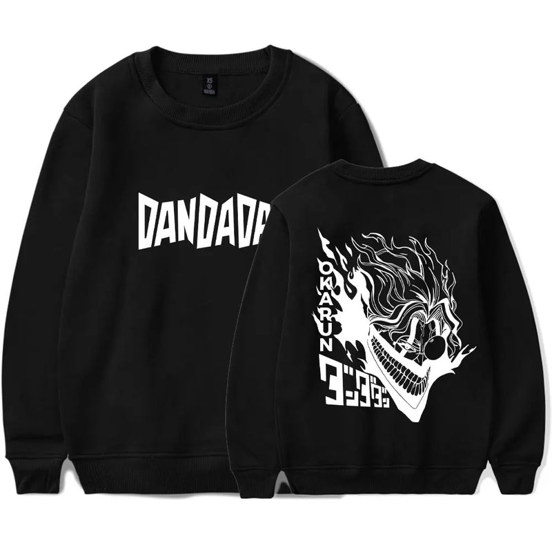 Dandadan Merch Anime Okarun Sweater Crewneck Capless Sweatshirt Unisex