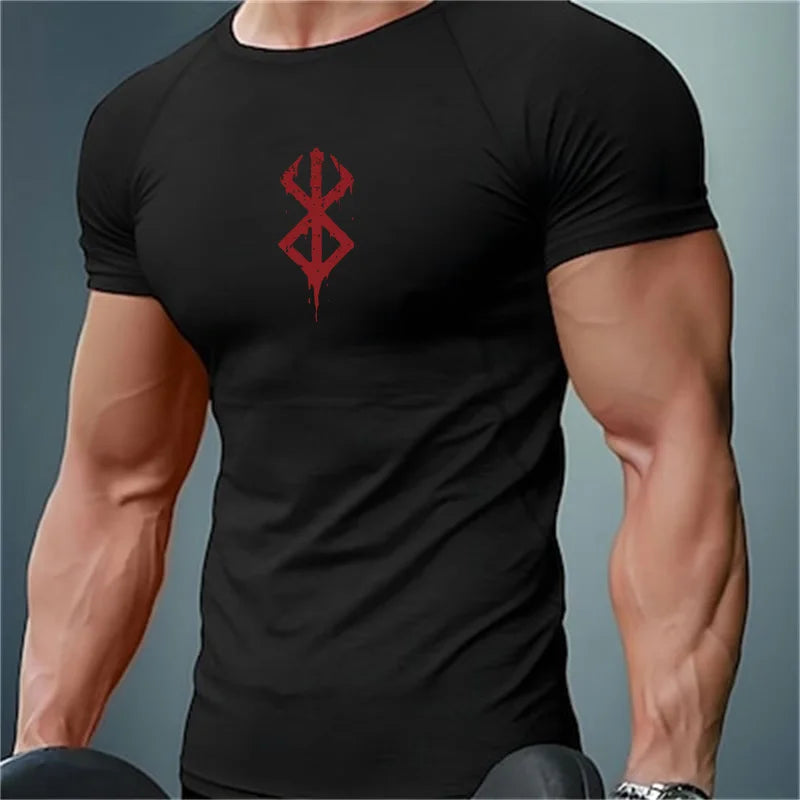 Berserk Anime Men's Compression Shirt Workout Men's Compression Shirt Workout