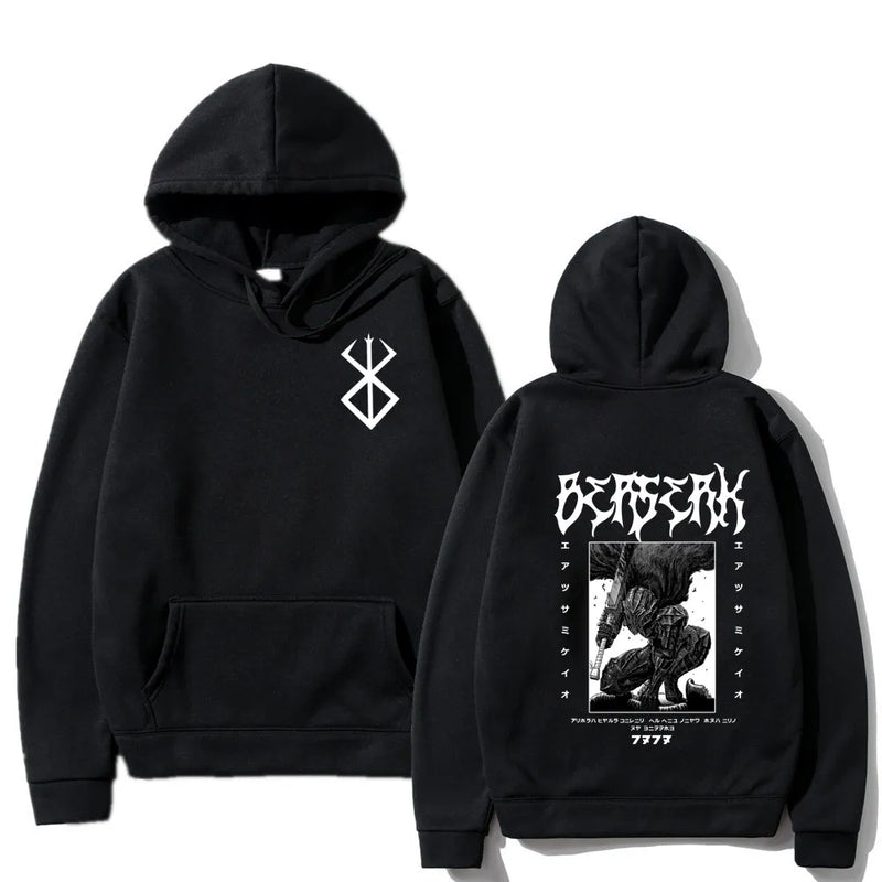 Hot Berserk Guts Hoodie Anime Sweatshirt Unisex