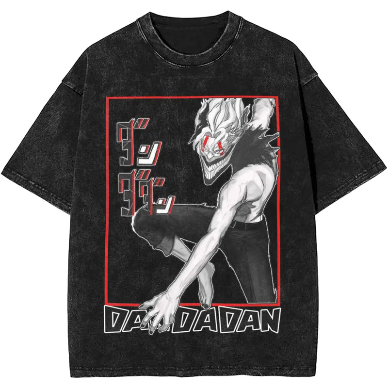 Dandadan Okarun Anime Shirt Style Manga T-Shirts Vintage Top Tee Shirt Streetwear Unisex