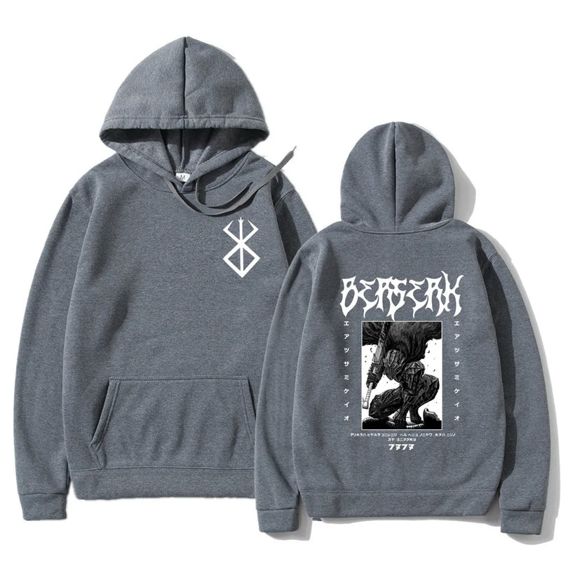 Hot Berserk Guts Hoodie Anime Sweatshirt Unisex