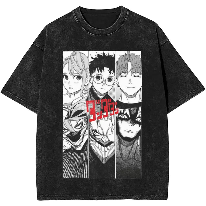 Dandadan Anime Shirt Style Manga T-Shirts Vintage Top Tee Shirt Streetwear Unisex