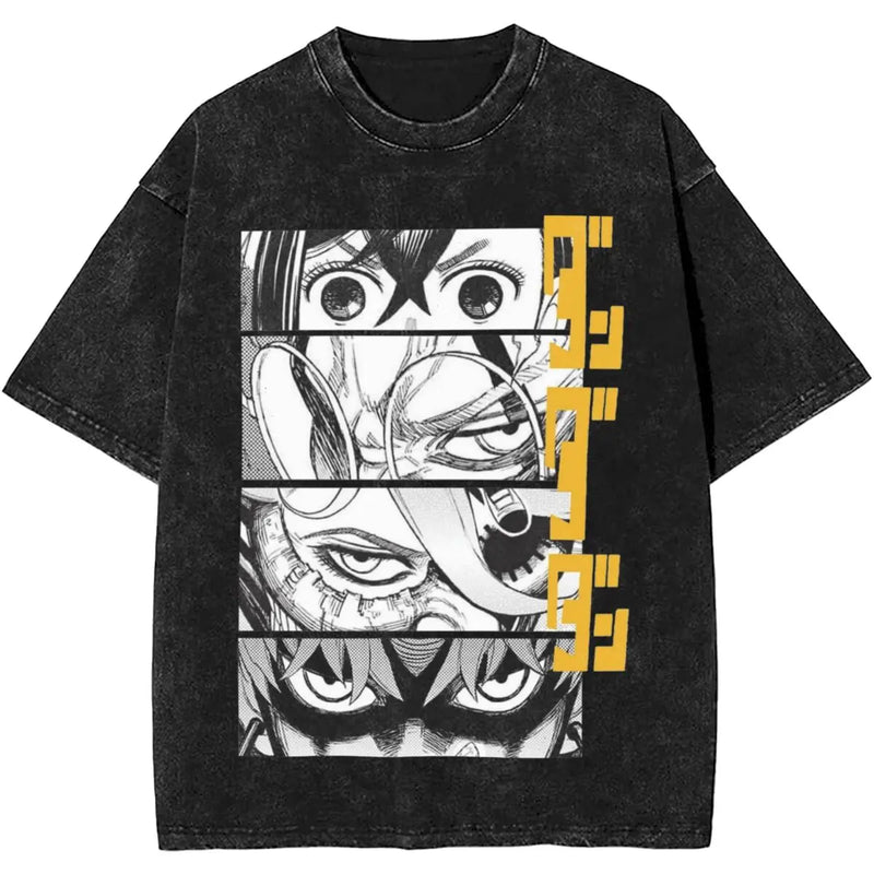 Dandadan Anime Shirt Style Manga T-Shirts Vintage Top Tee Shirt Streetwear Unisex