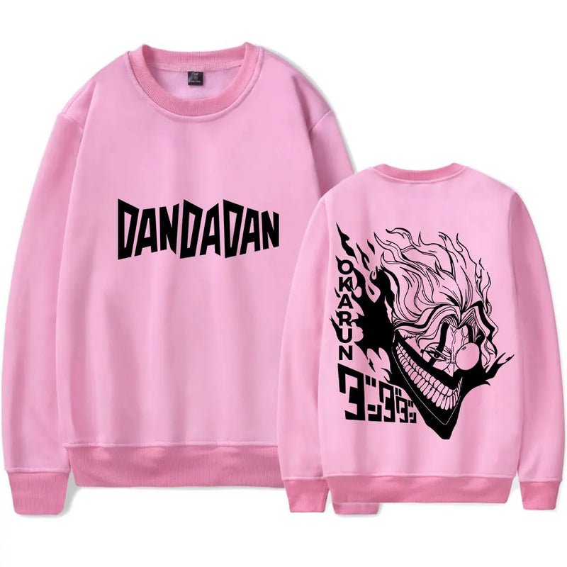 Dandadan Merch Anime Okarun Sweater Crewneck Capless Sweatshirt Unisex