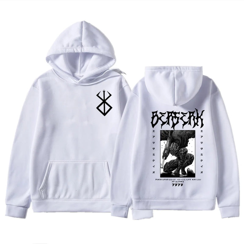 Hot Berserk Guts Hoodie Anime Sweatshirt Unisex